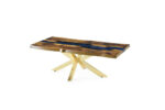 DIGITAL EPOXY DINING TABLE GOLD