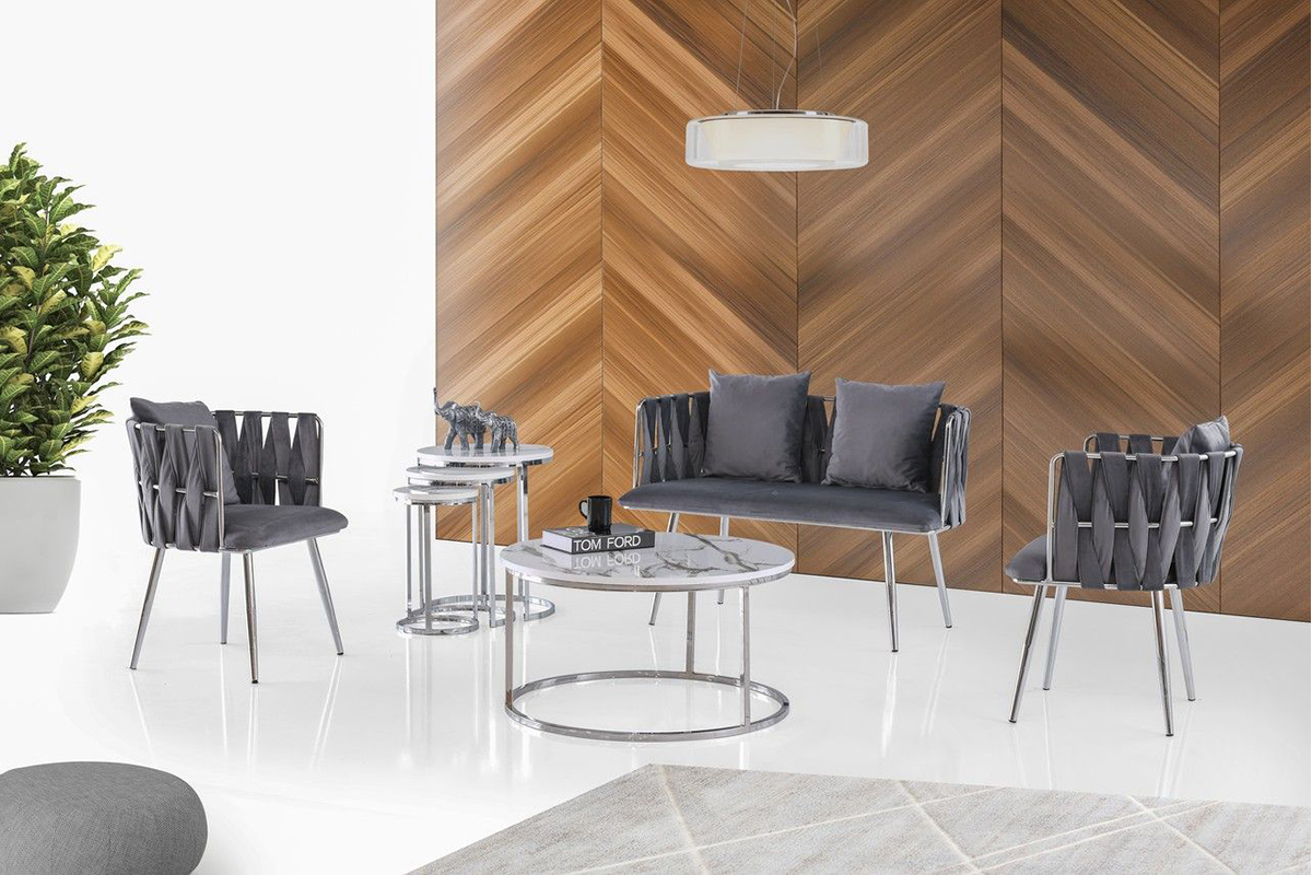 34 DIEGO SET SILVER GREY - Image 1