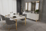 AUCHAN DINING ROOM CREAM GOLD - Image 2